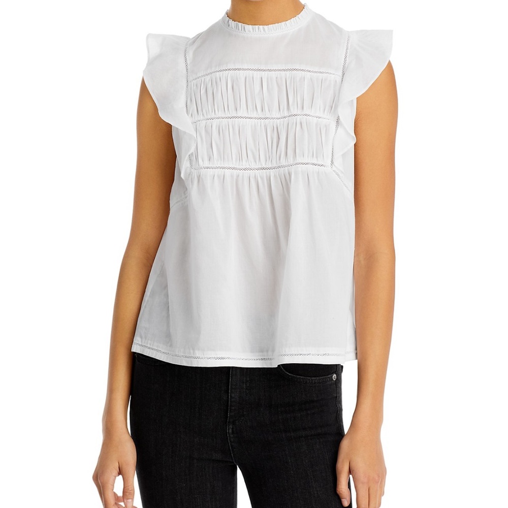 Rails Filomena White Top NWT Small